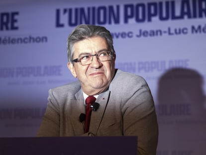 El líder de La Francia Insumisa, Jean-Luc Mélenchon