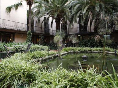 Jardín del Ateneu Barcelonès.