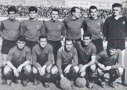 De izquierda a derecha, arriba: Bergara, Doro, Forteza, Bolao, Pais y Cobo; abajo, Mir, Achuri, Pepillo, Sampedro y Oviedo.