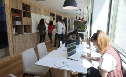 Spaces, nuevo centro de 'coworking' en la calle Alfonso XII.