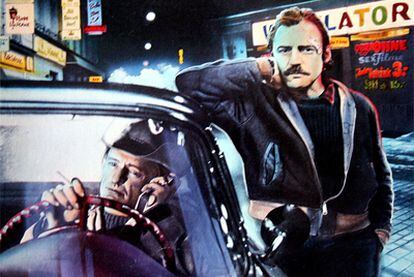 Dennis Hopper y Bruno Ganz en una imagen de <i>El amigo americano</i> (1977), de Wim Wenders.