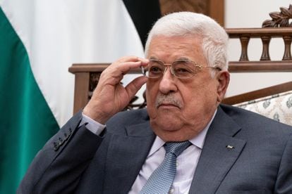El presidente palestino, Mahmud Abbas, el 25 de mayo en Ramala (Cisjordania).