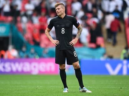 Último partido del internacional alemán Toni Kroos contra Inglaterra en Wembley.