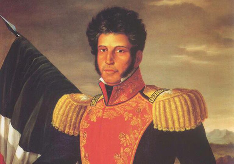 Retrato de Vicente Guerrero.