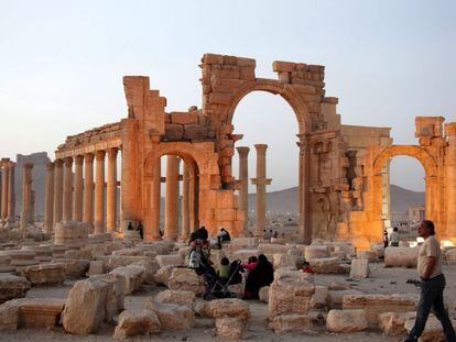 Imagen de las ruinas de Palmira tomada el pasado noviembre.