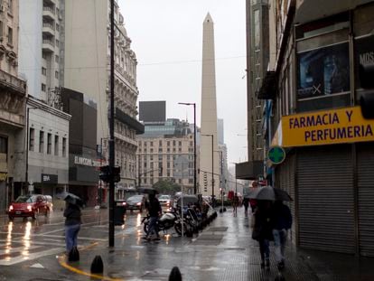 Una farmacia cerrada en Buenos Aires (Argentina), en 2019.