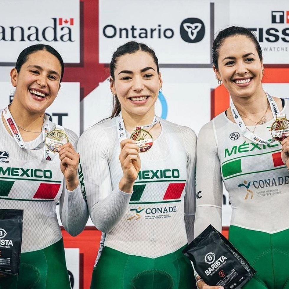 Las mexicanas Gaxiola, Salazar y Verdugo se cuelgan el oro en el campeonato  panamericano de ciclismo