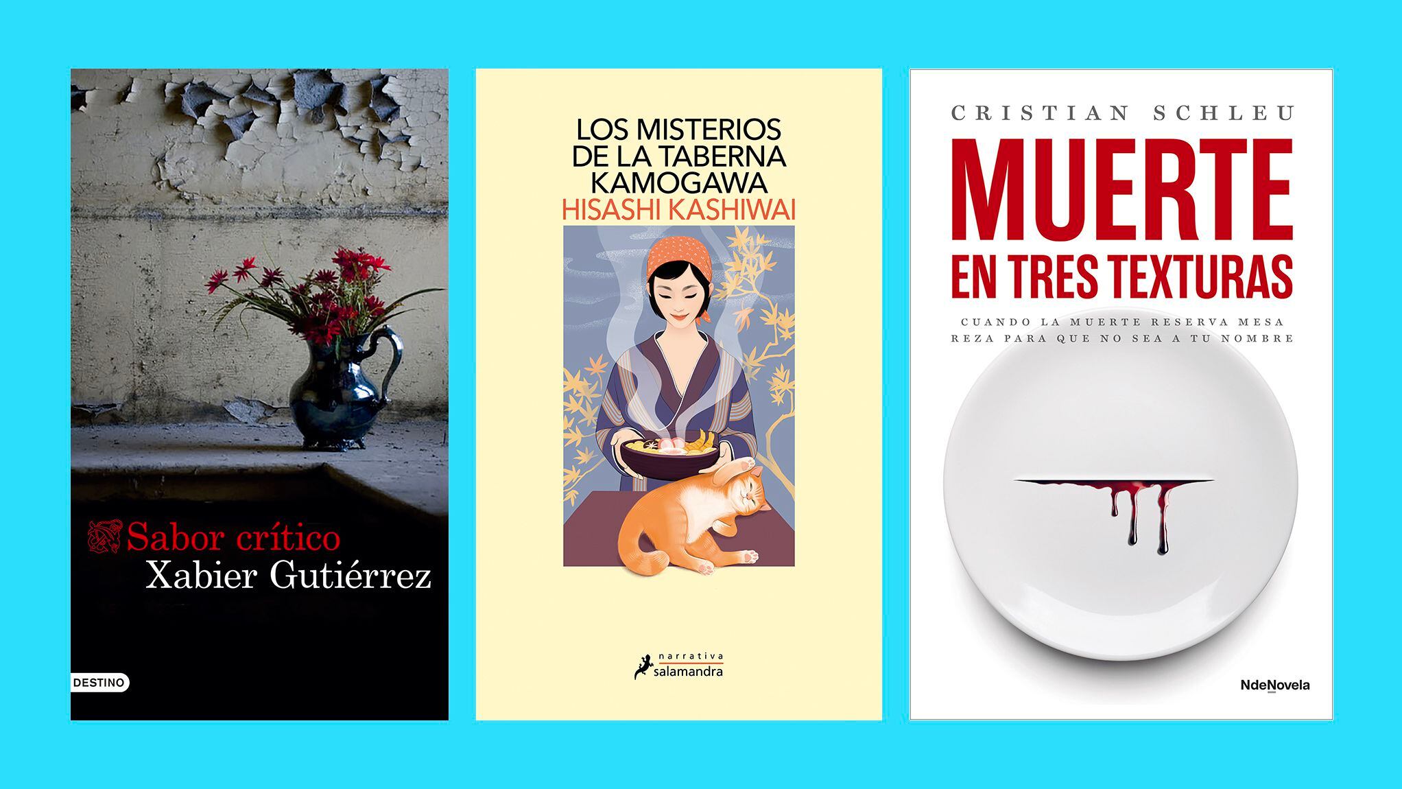 Tres novelas para morirse de miedo y hambre