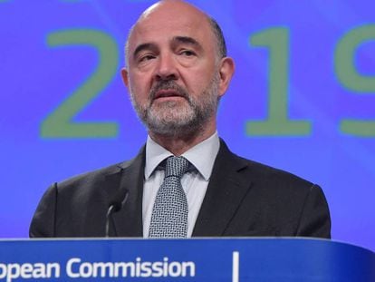 Pierre Moscovici, comisario europeo de Finanzas.