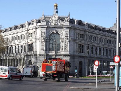 Edifico del Banco de España, en Madrid. EFE/ Kiko Huesca/Archivo
