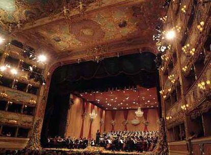 Interior de La Fenice de Venecia.