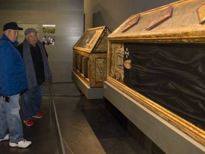 Dos de las obras en litigio del Museo de Lleida sobre las que pesa una orden de entrega.