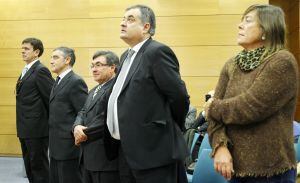 Eufemiano Fuentes, José Ignacio Labarta,Vicente Beld, Manolo Saiz y Yolanda Fuentes.