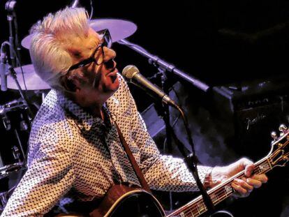 Nick Lowe, en su concierto en Madrid.