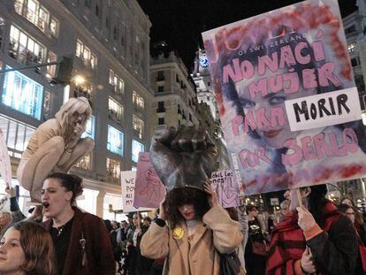 La manifestación del pasado 8 de marzo en Madrid.