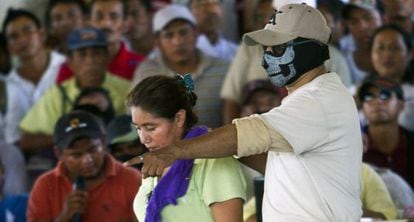 Imagen de unos de los juicios en Ayutla.