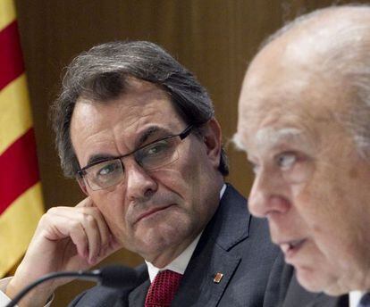 Artur Mas i Jordi Pujol, el 2013.