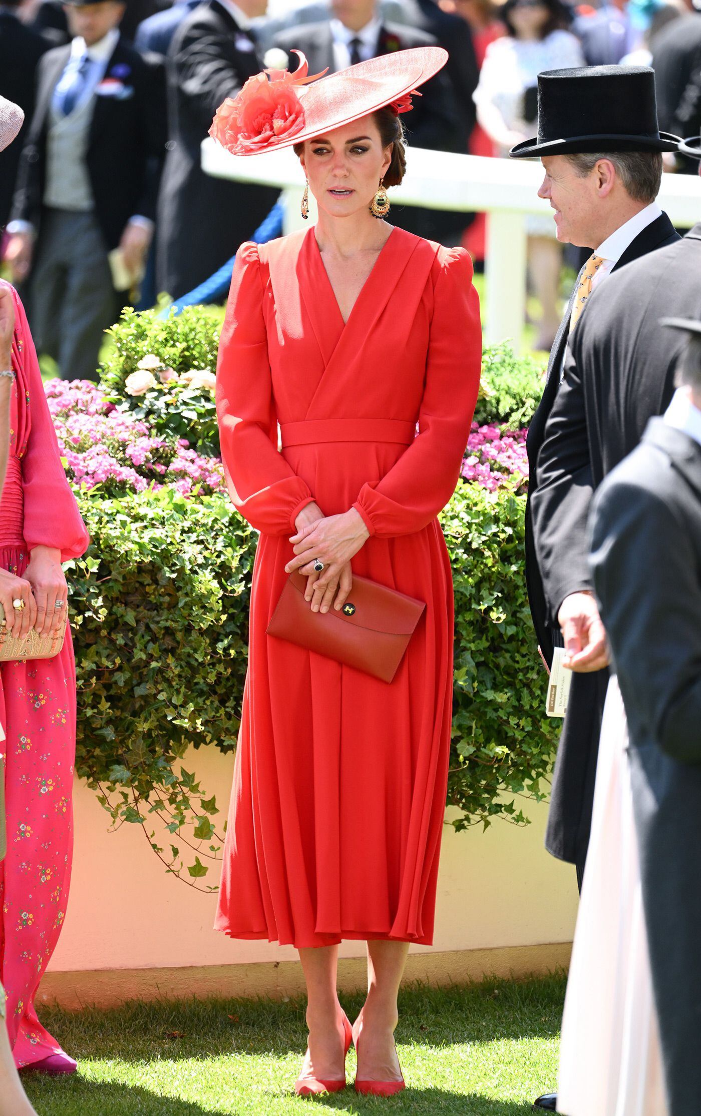 Kate Middleton eligió un vestido de Alexander McQueen.