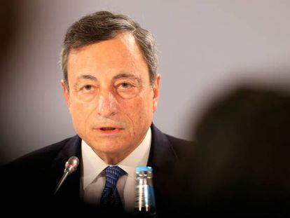 Mario Dragui, presidente del BCE.