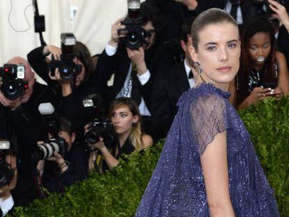 Agyness Deyn en la gala del Met el pasado mayo. 