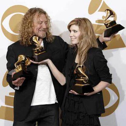 Robert Plant y Alison Krauss, premiados con cinco premios Grammy.