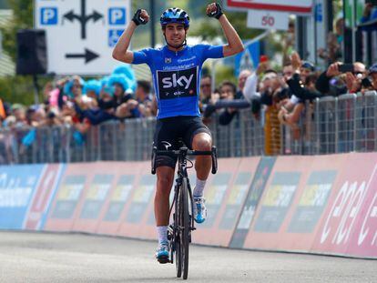 Mikel Landa en el Giro de Italia de este año.