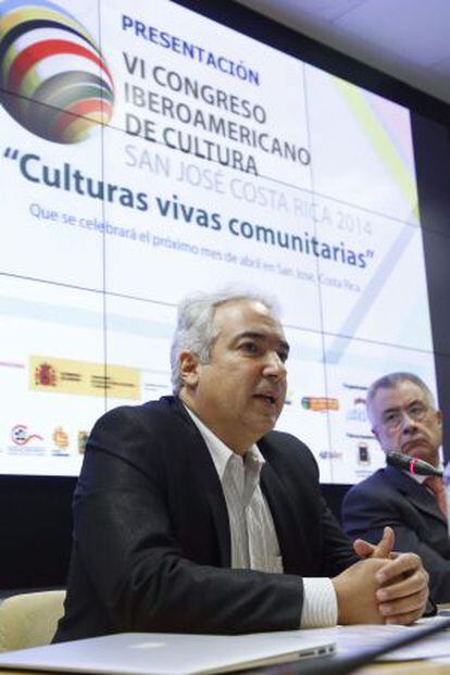 El ministro de Cultura de Costa Rica, Manuel Obregón.