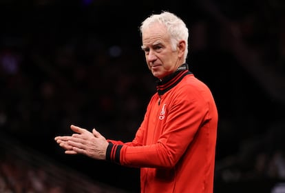 John McEnroe, durante la última edición de la Laver Cup, el pasado mes de septiembre, en el O2 de Londres.