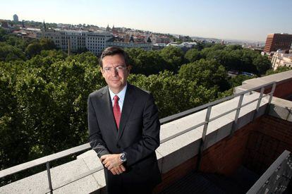 Román Escolano, nou ministre d'Economia, en una imatge del 2013, quan era president de l'ICO.