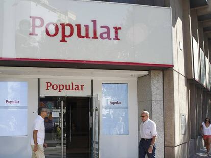 Oficina de Banco Popular ya desaparecido