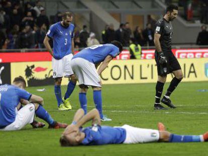 Por primera vez desde 1958, La Nazionale no estará en un campeonato del mundo. El conjunto de Ventura no fue capaz de dar la vuelta al 1-0 de la ida, que coloca a la modesta Suecia en Rusia