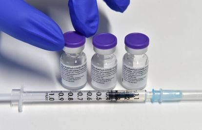 Imagen de las dosis de la vacuna de Pfizer-BioNTech contra el coronavirus