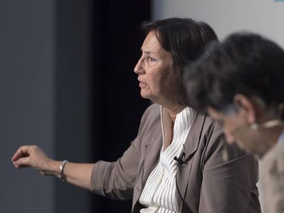 Teresa Cremisi, durante su intervenci&oacute;n ayer en el foro Edita Barcelona.