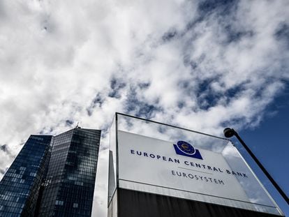 Vista exterior del Banco Central Europeo.