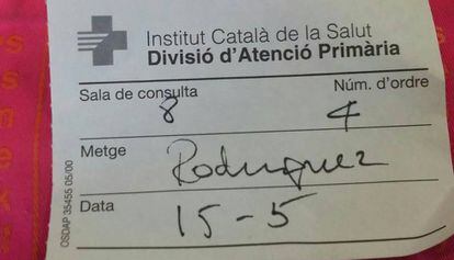 Regreso a las citas en papel por los problemas informáticos.