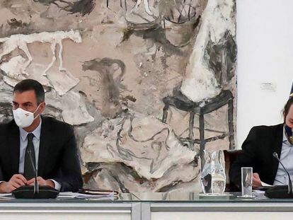 Pedro Sánchez i Pablo Iglesias, el passat mes d'octubre.