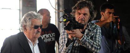 El expresidente uruguayo José Mujica, grabado por Emir Kusturica para el filme sobre su vida.