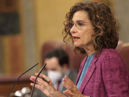 La ministra de Hacienda y Función Pública, María Jesús Montero.