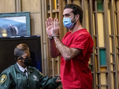 El actor mexicano Pablo Lyle, en una audiencia en Miami, el pasado jueves 8 de diciembre.