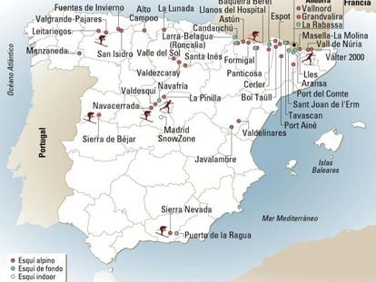Todas las estaciones de esquí de España y Andorra