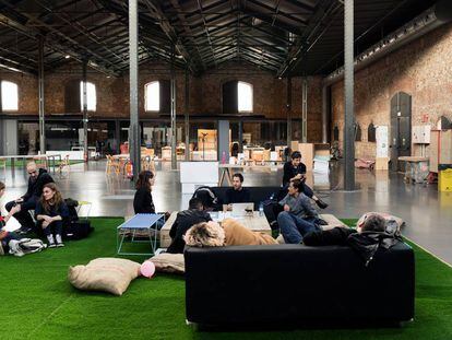 Espacio de residencias en Matadero Madrid.