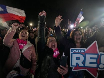 Seguidores del Partido Republicano celebran el resultado de las elecciones del pasado 7 de mayo.