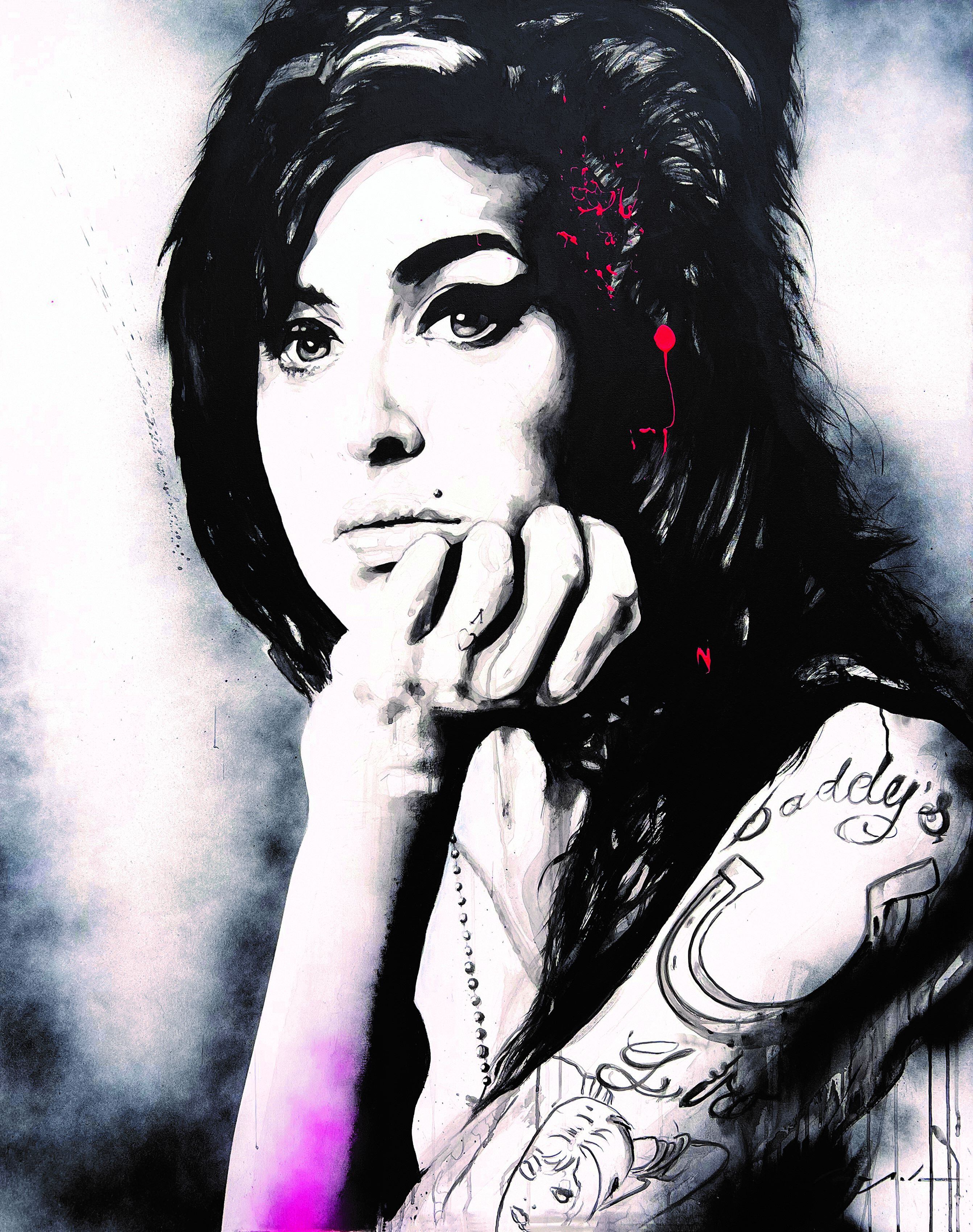 Amy Winehouse, retratada por Maseda.