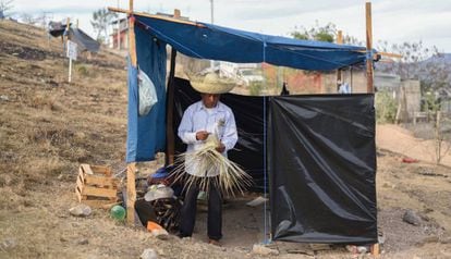 Un hombre en Tlapa, en el Estado mexicano de Guerrero.
