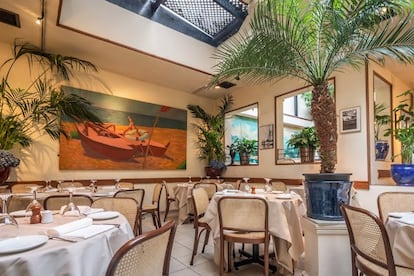 Interior del restaurante San Lorenzo en una imagen promocional del restaurante, que cerró el pasado junio.