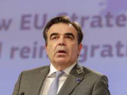 El vicepresidente de la Comisión Europea, Margaritis Schinas.