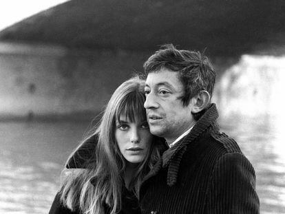 Jane Birkin y Serge Gainsbourg.