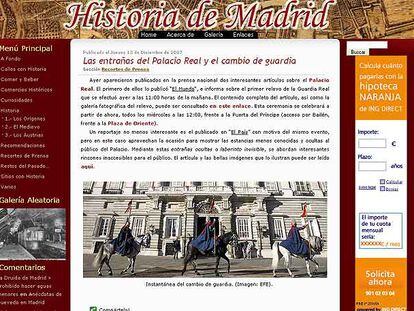 Portada de Historia de Madrid.