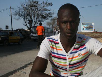 Alioune Diop. Nacido en Dakar hace 29 años, fue expulsado el pasado 27 de marzo en el un vuelo desde España, donde llegó en cayuco en 2006.