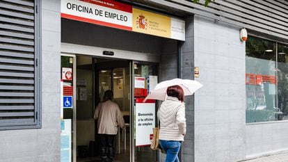 Una oficina de empleo de Madrid, en octubre del año pasado.